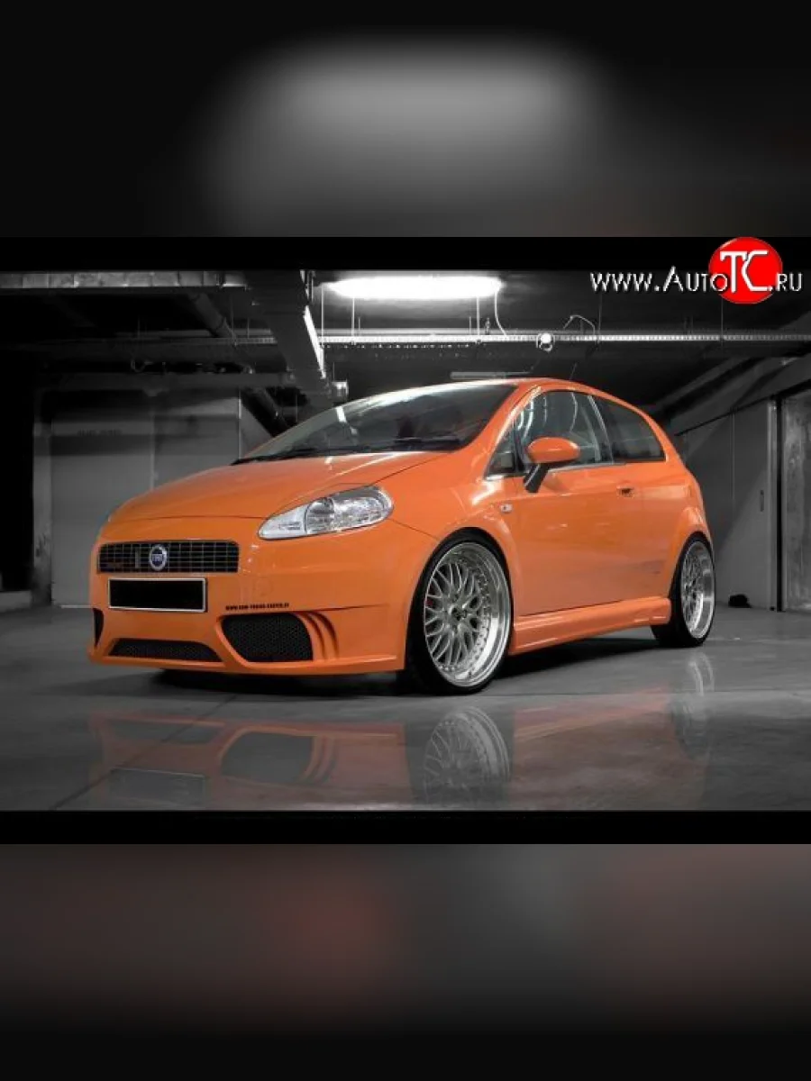 Пороги накладки ST1 Fiat Grande Punto (2005-2012)  в Перми Пермском крае