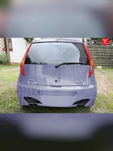 Задний бампер EVO Fiat Punto 188 хэтчбэк 3 дв. рестайлинг (2003-2007)