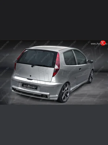 Задний бампер R1 Fiat Punto 188 хэтчбэк 3 дв. рестайлинг (2003-2007)
