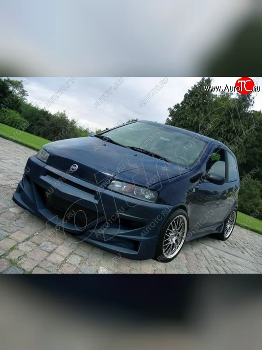 Передний бампер EVO Fiat Punto 188 хэтчбэк 5 дв. дорестайлинг (1999-2003)  в Перми Пермском крае