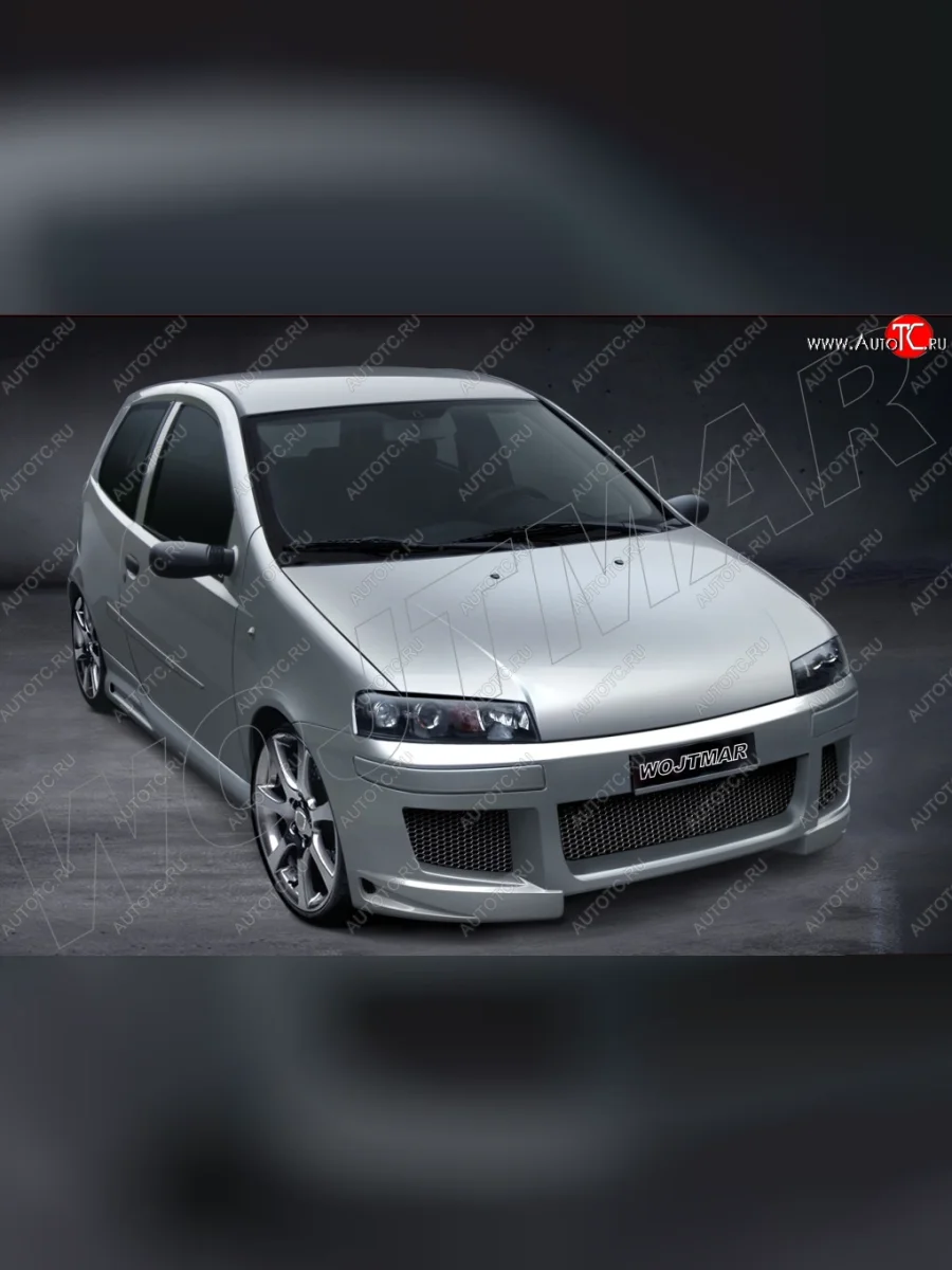 Передний бампер R1 Fiat Punto 188 хэтчбэк 5 дв. дорестайлинг (1999-2003)  в Керчи Республика Крым