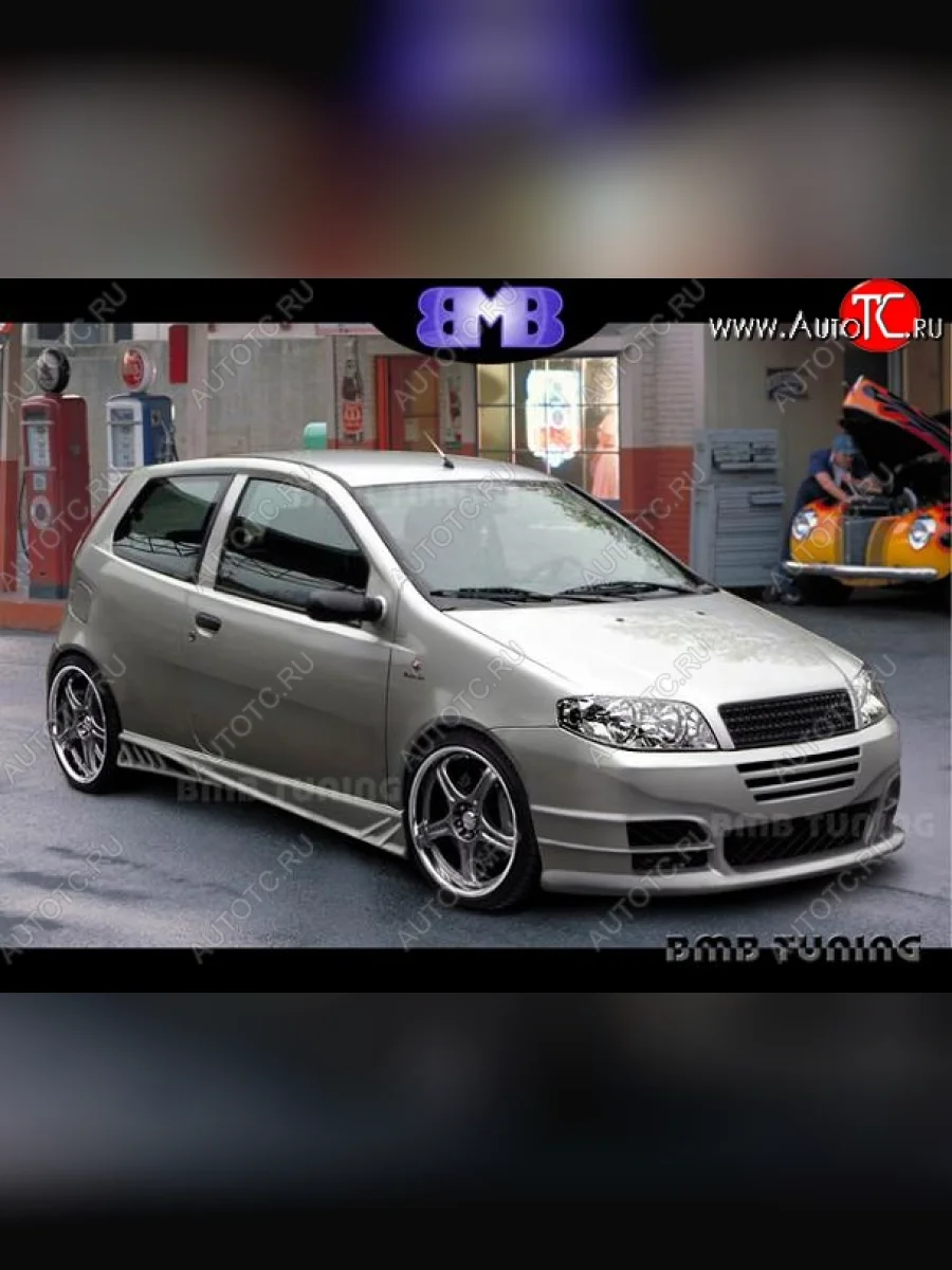 Передний бампер BMB Fiat Punto 199 хэтчбэк 5 дв. дорестайлинг (2005-2012)  в Керчи Республика Крым