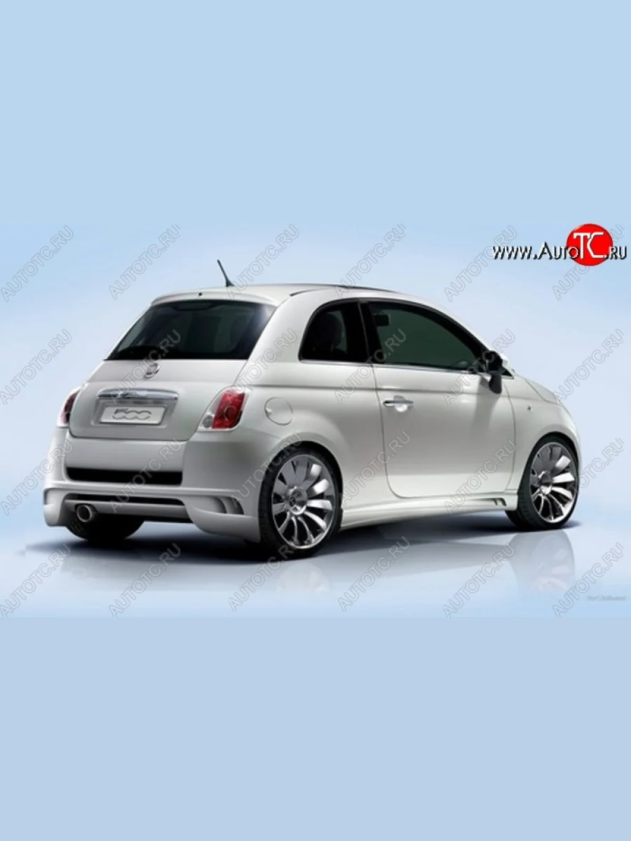 Задний бампер Tornado Fiat 500 312,FF дорестайлинг хэтчбэк 3 дв. (2007-2015)  в Самаре Самарской области