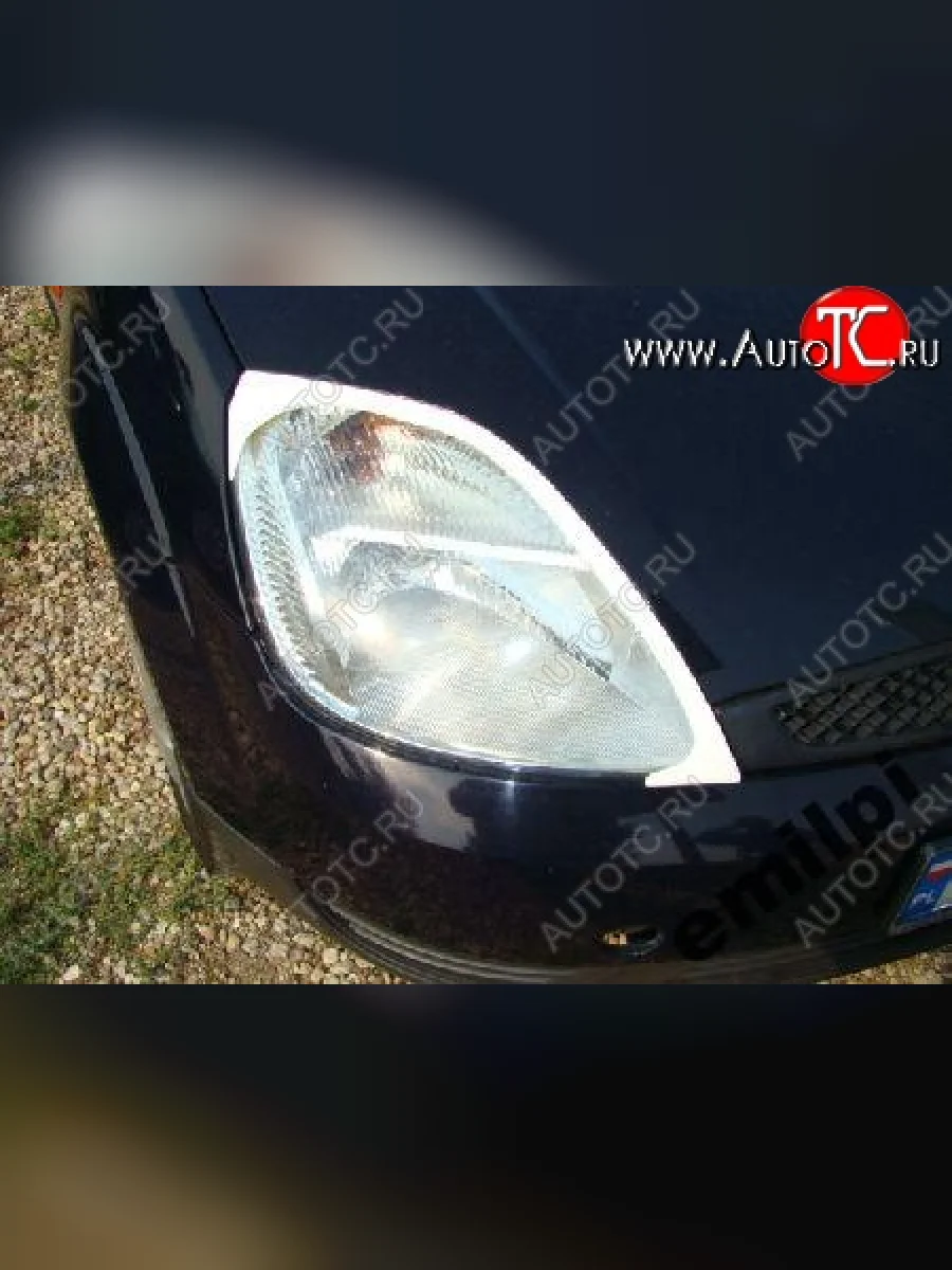 Реснички на фары Rieger Ford Fiesta 5 хэтчбэк 5 дв. дорестайлинг (2001-2005)  в Воронеже Воронежской области