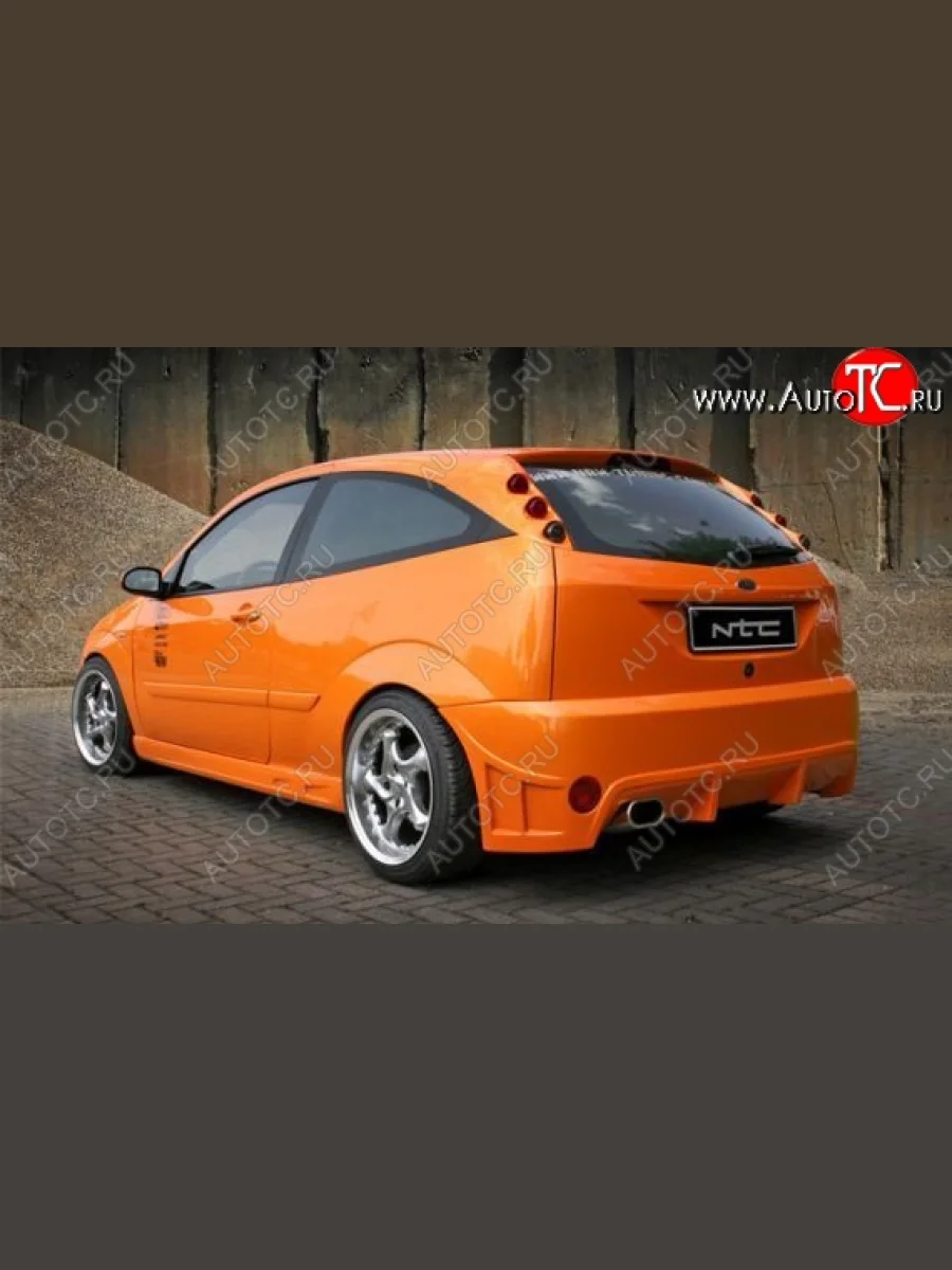 Задний бампер NTC1 Ford Focus 1 хэтчбэк 3 дв. дорестайлинг (1998-2002)  с доставкой в г. Керчь