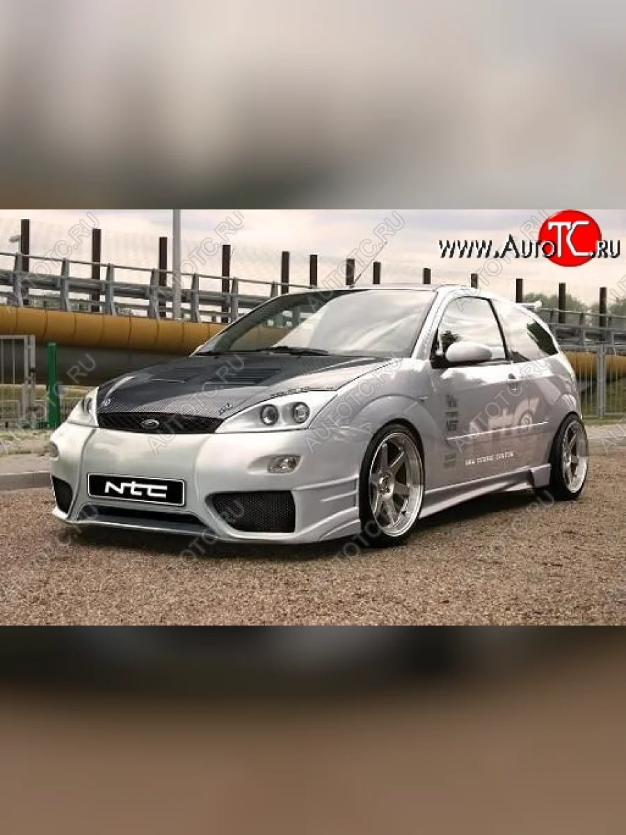 Передний бампер NTC Ford Focus 1 хэтчбэк 3 дв. дорестайлинг (1998-2002)  с доставкой в г. Керчь