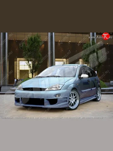 Пороги накладки ST1 Ford Focus 1 универсал дорестайлинг (1998-2002)
