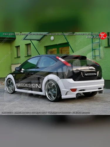 Задний бампер Neodesign Ford Focus 2 хэтчбэк 3 дв. дорестайлинг (2004-2007)