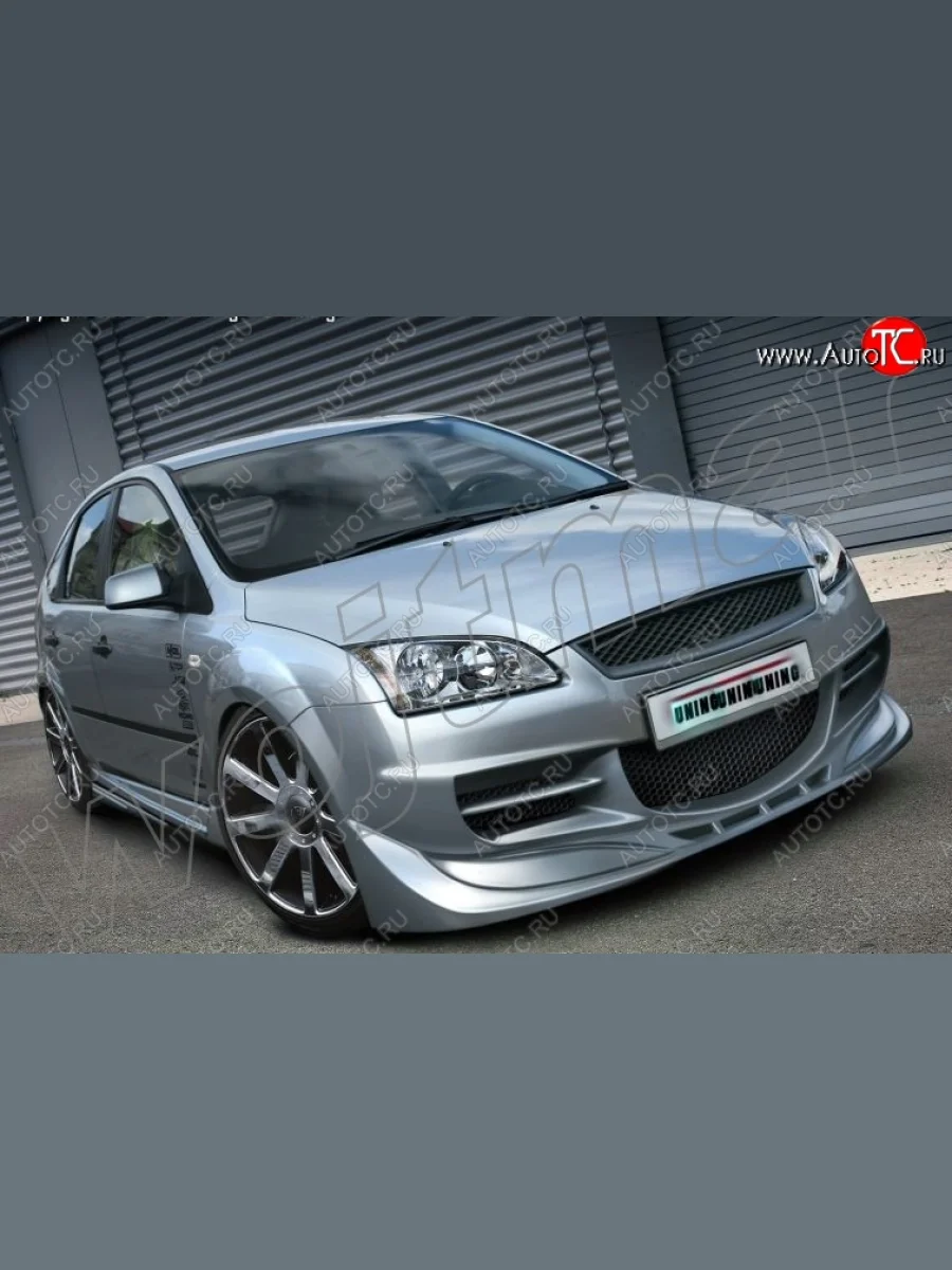 Передний бампер CSR Ford Focus 2 хэтчбэк 3 дв. дорестайлинг (2004-2007)  с доставкой в г. Керчь