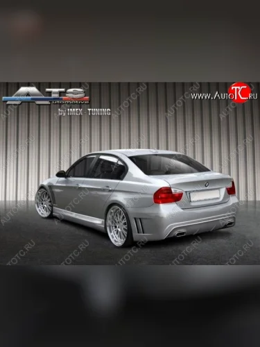 Пороги накладки Alpina BMW 3 серия E90 седан дорестайлинг (2004-2008)