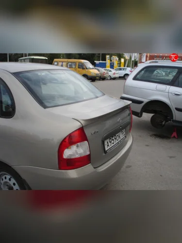 Лип спойлер DUCK Лада ВАЗ Калина  1118 (2004-2013) седан