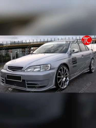 Передний бампер EVO Honda Accord 6 CF седан дорестайлинг (1997-2000)