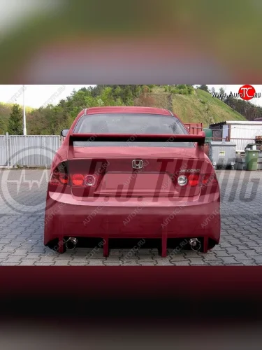 Задний бампер D.J. Honda Accord 7 CL седан дорестайлинг (2002-2005)