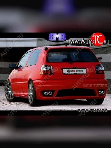 Задний бампер BMB 2 Volkswagen Golf 3 Mk3 хэтчбэк 5 дв. (1991-1998)