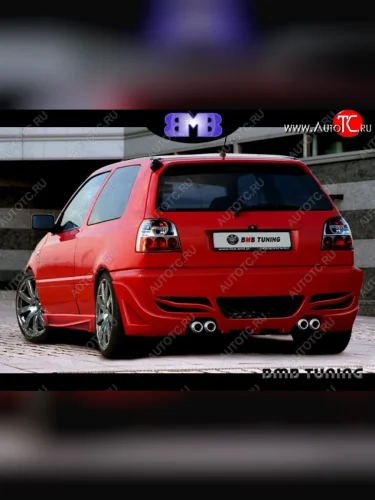 Задний бампер BMB Volkswagen Golf 3 Mk3 хэтчбэк 5 дв. (1991-1998)