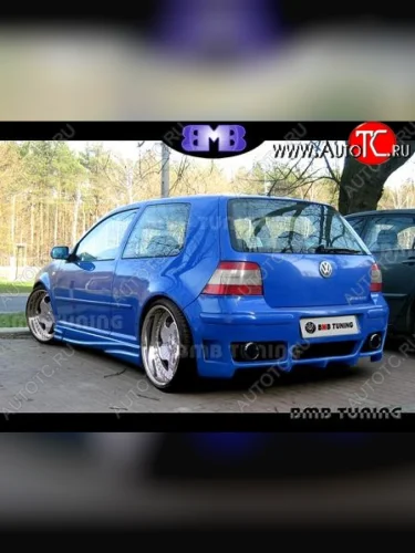 Задний бампер В1 Volkswagen Golf 4 Mk4 хэтчбэк 5 дв. (1997-2003)
