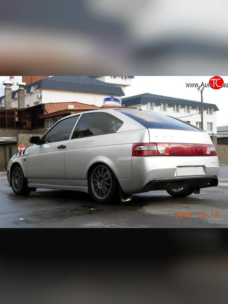 Задний бампер AVR  Лада ВАЗ 2112 (2002-2009) (Неокрашенный)  с доставкой в г. Керчь