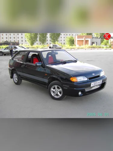 Передний бампер AVR (под ПТФ) Лада ВАЗ 2113 - 2115