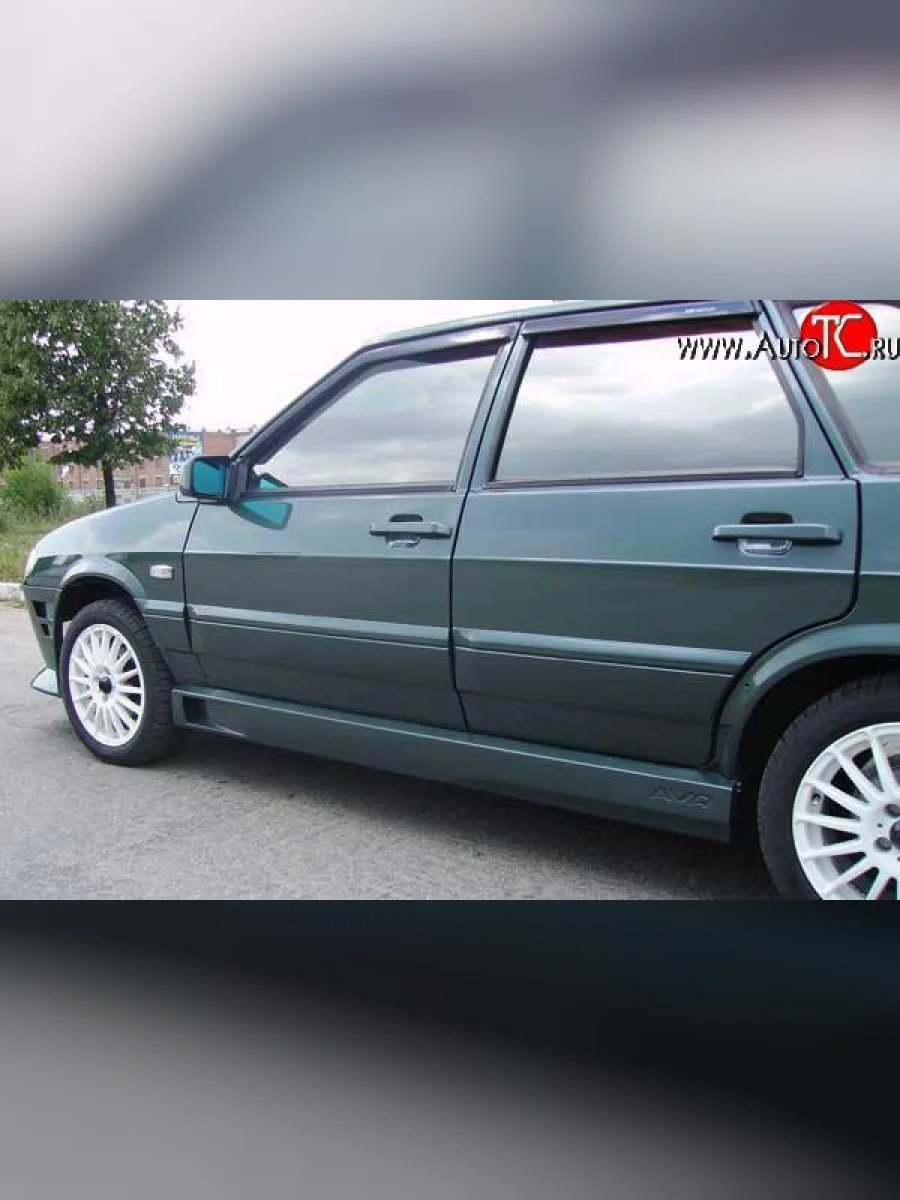 Пороги накладки AVR-CUP V1 Лада ВАЗ 2109 (1987-2004) (Неокрашенные)  в Самаре Самарской области