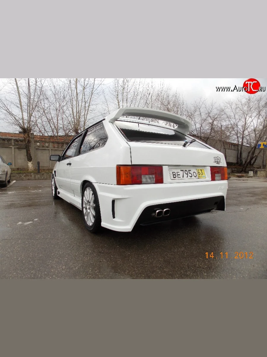 Задний бампер Импульс  Лада ВАЗ  2108, 2109, 2113, 2114 (Неокрашенный)  с доставкой в г. Керчь