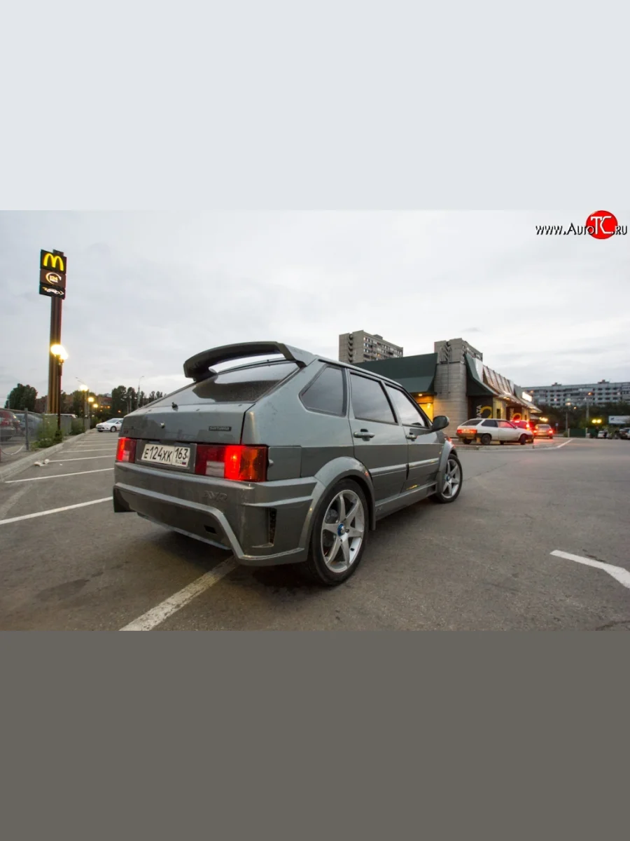 Задний бампер Апекс  Лада ВАЗ  2108, 2109, 2113, 2114 (Неокрашенный)  с доставкой в г. Керчь