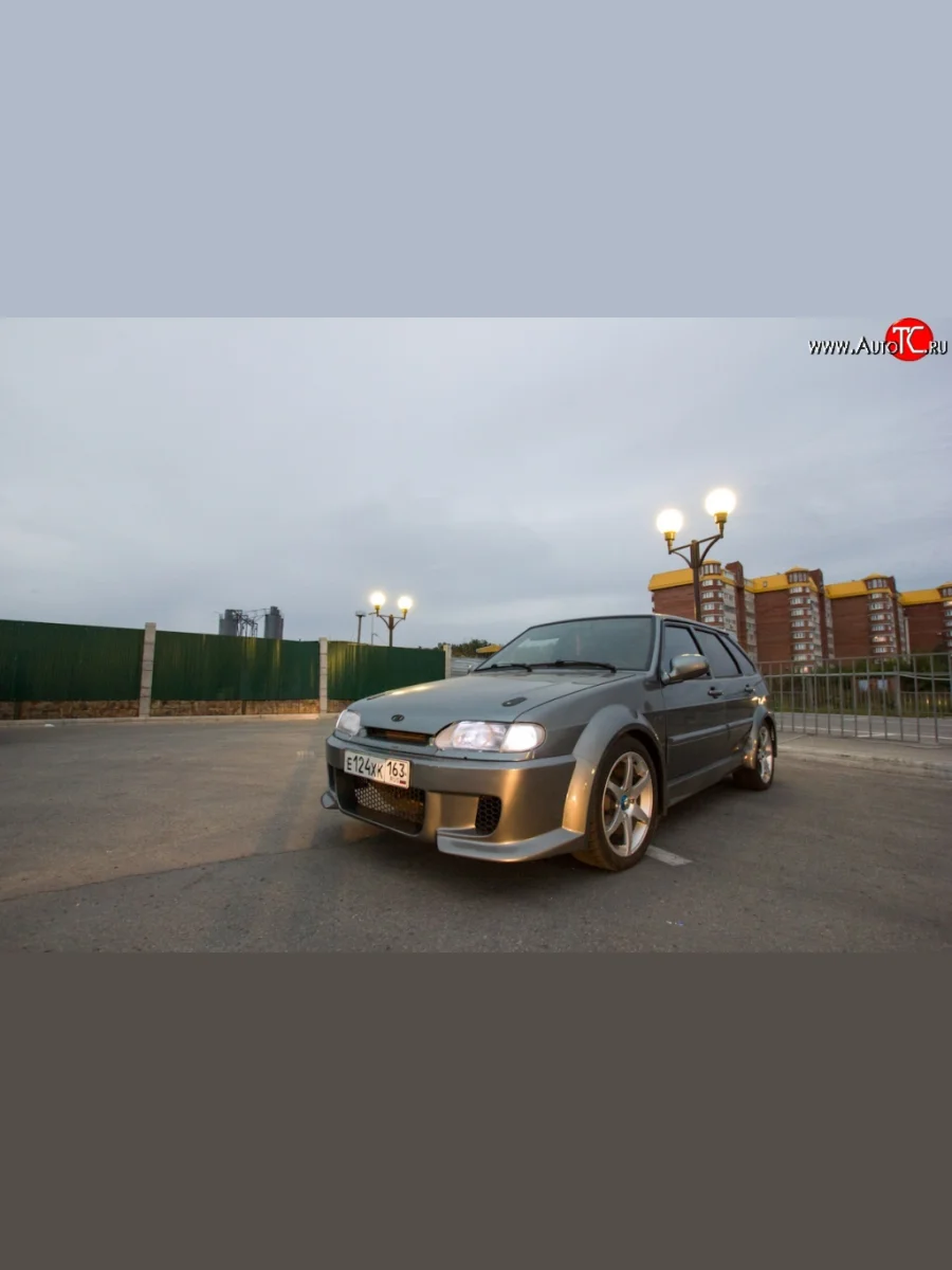 Передний бампер Апекс  Лада ВАЗ  2108, 2109, 21099, 2113, 2114, 2115 (Неокрашенный)  с доставкой в г. Керчь