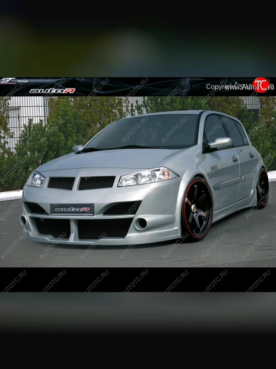 Передний бампер Auto-R Renault Megane седан  дорестайлинг (2002-2006)  в Керчи Республика Крым