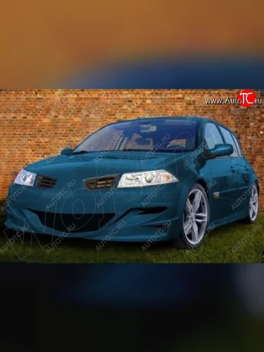 Передний бампер R1 Renault Megane седан  дорестайлинг (2002-2006)
