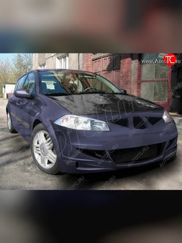 Передний бампер MK1 Renault Megane седан  дорестайлинг (2002-2006)