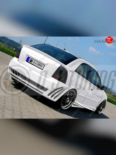 Задний бампер D.J. Opel Astra G седан (1998-2005)