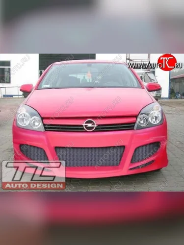 Передний бампер ТС Opel Astra H GTC хэтчбек 3 дв. дорестайлинг (2004-2006)