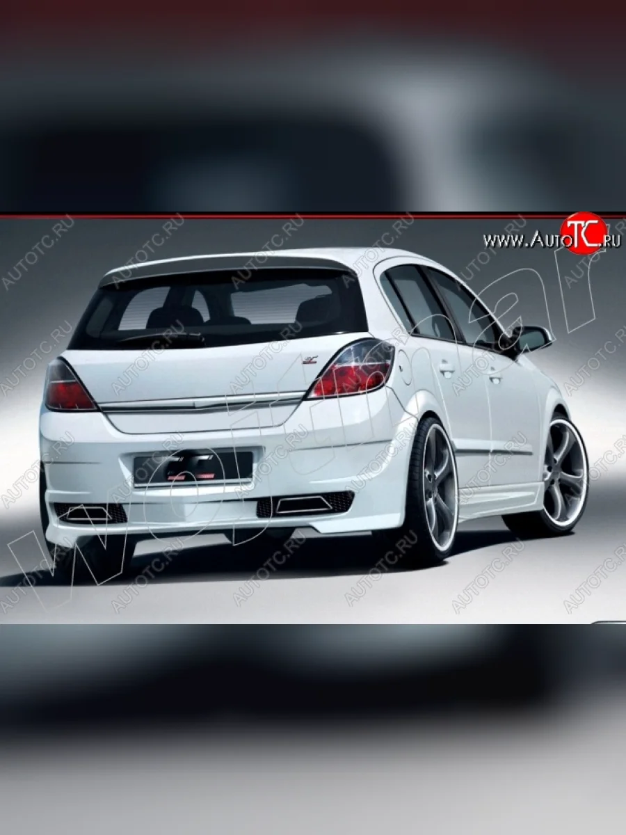 Задний бампер NEO Opel Astra H хэтчбек 5дв дорестайлинг (2004-2007)  с доставкой в г. Керчь