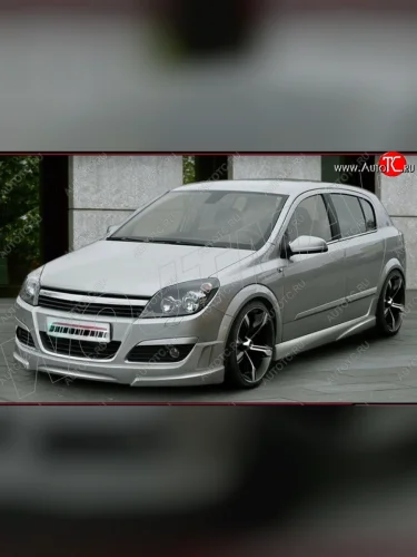 Передний бампер ST Opel Astra H хэтчбек 5дв дорестайлинг (2004-2007)