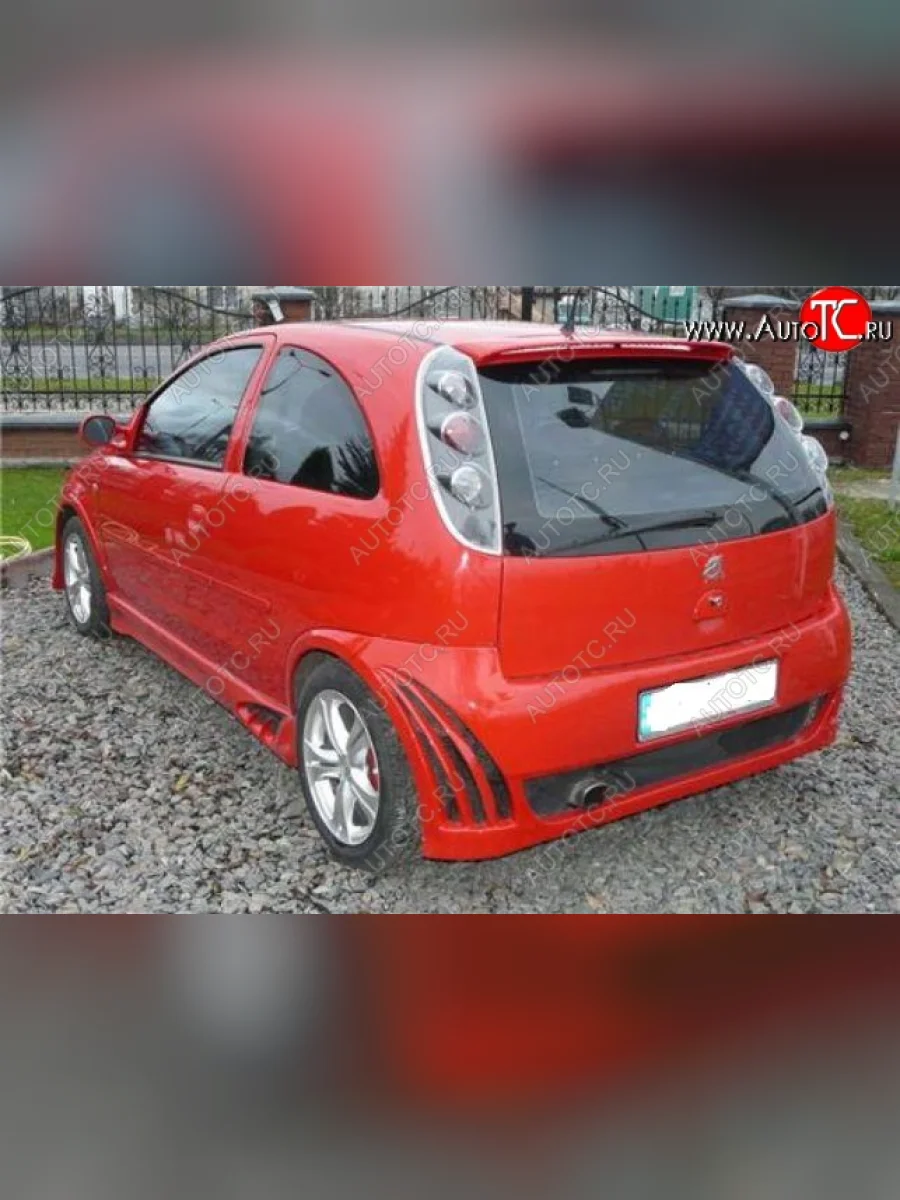 Задний бампер D.J. Opel Corsa C (2000-2006)  с доставкой в г. Пермь