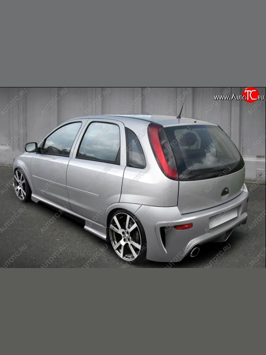 Задний бампер Maxpower Opel Corsa C (2000-2006)  с доставкой в г. Пермь