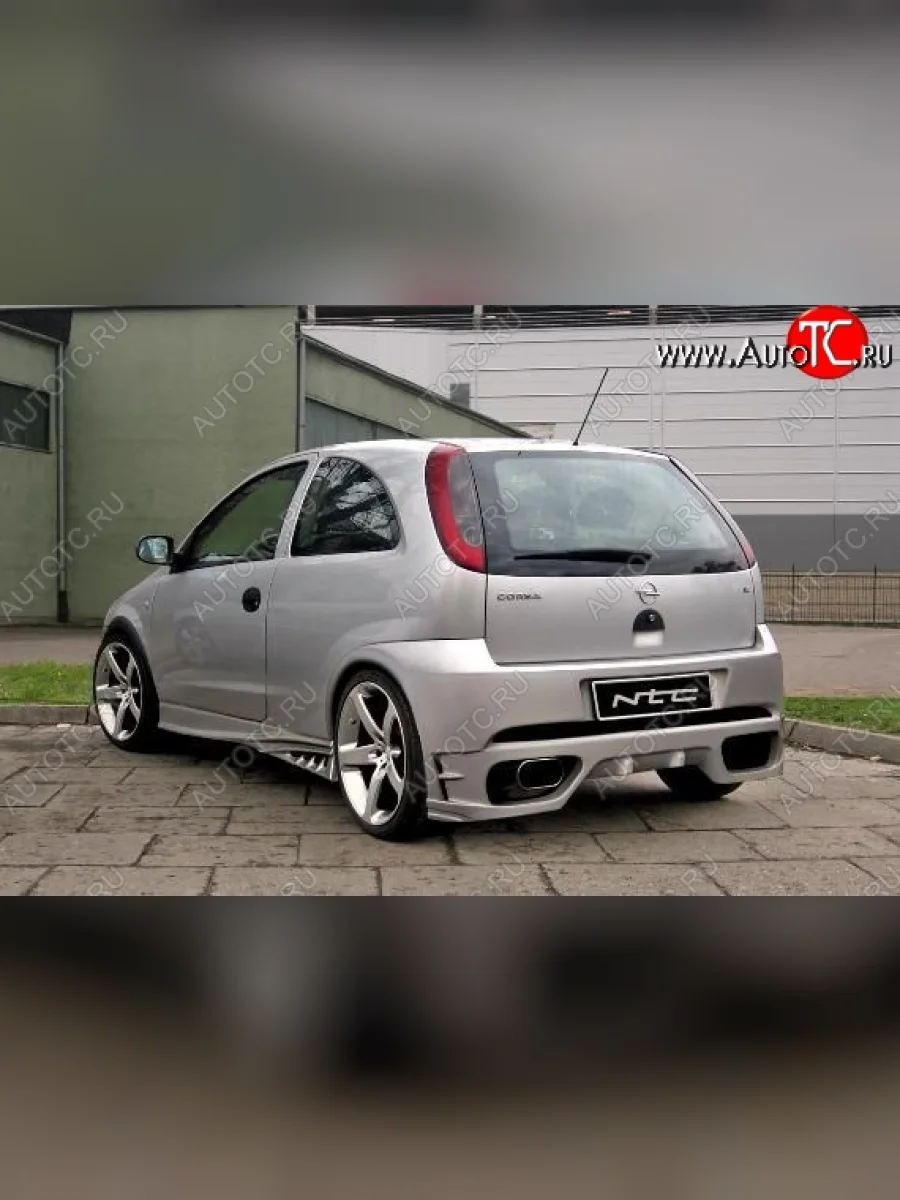 Задний бампер NTC Opel Corsa C (2000-2006)  с доставкой в г. Пермь