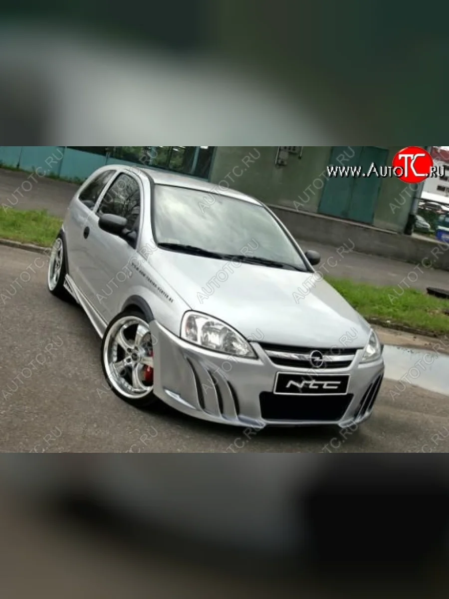 Передний бампер D.J. Opel Corsa C (2000-2006)  с доставкой в г. Керчь