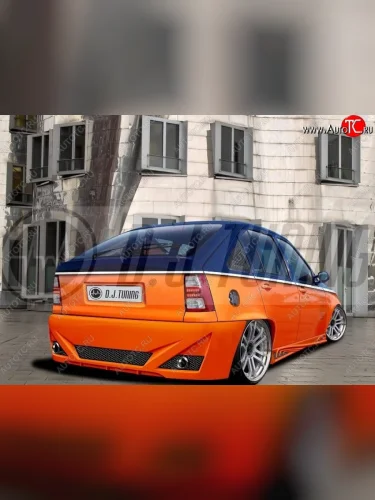 Задний бампер D.J. Opel Kadett 6 E хэтчбэк 5 дв. (1984-1991)