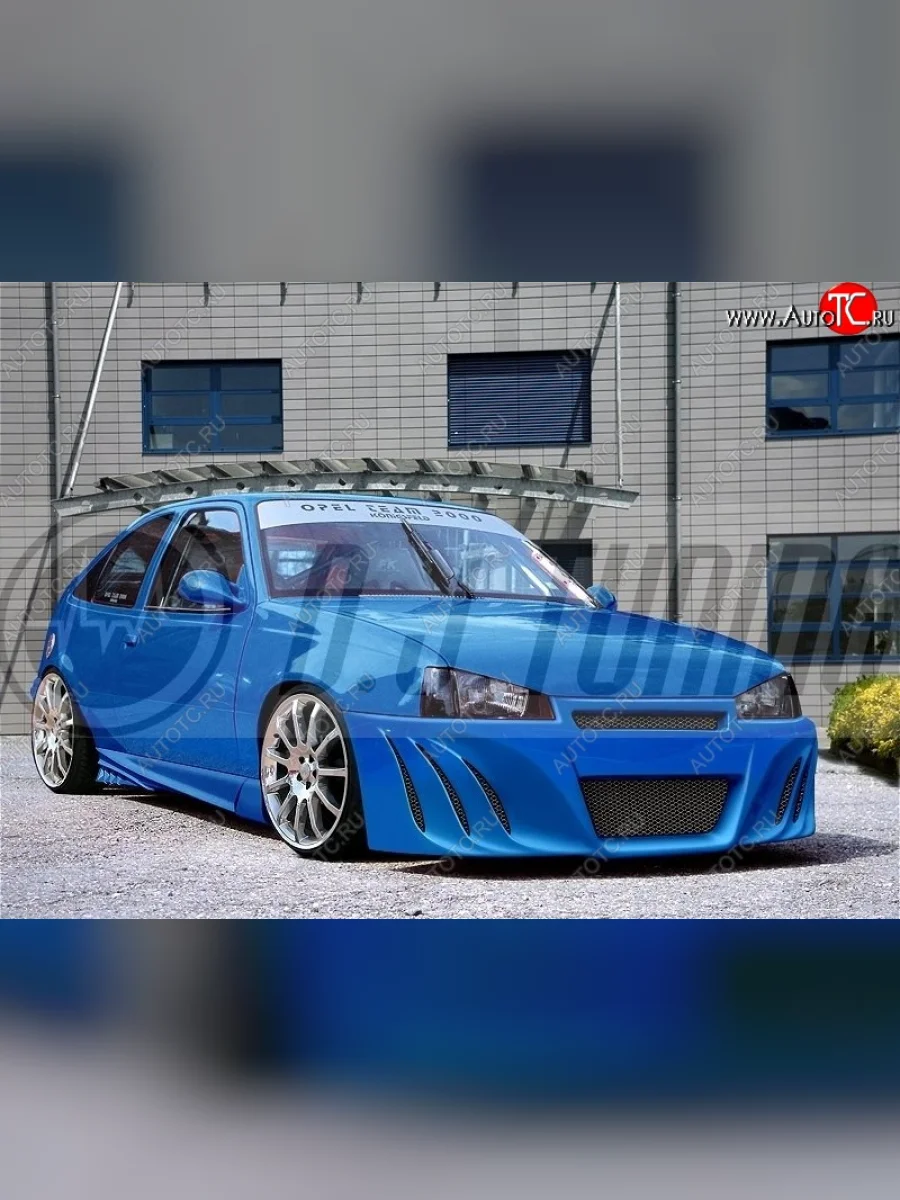 Передний бампер D.J. Opel Kadett 6 E хэтчбэк 5 дв. (1984-1991)  в Воронеже Воронежской области