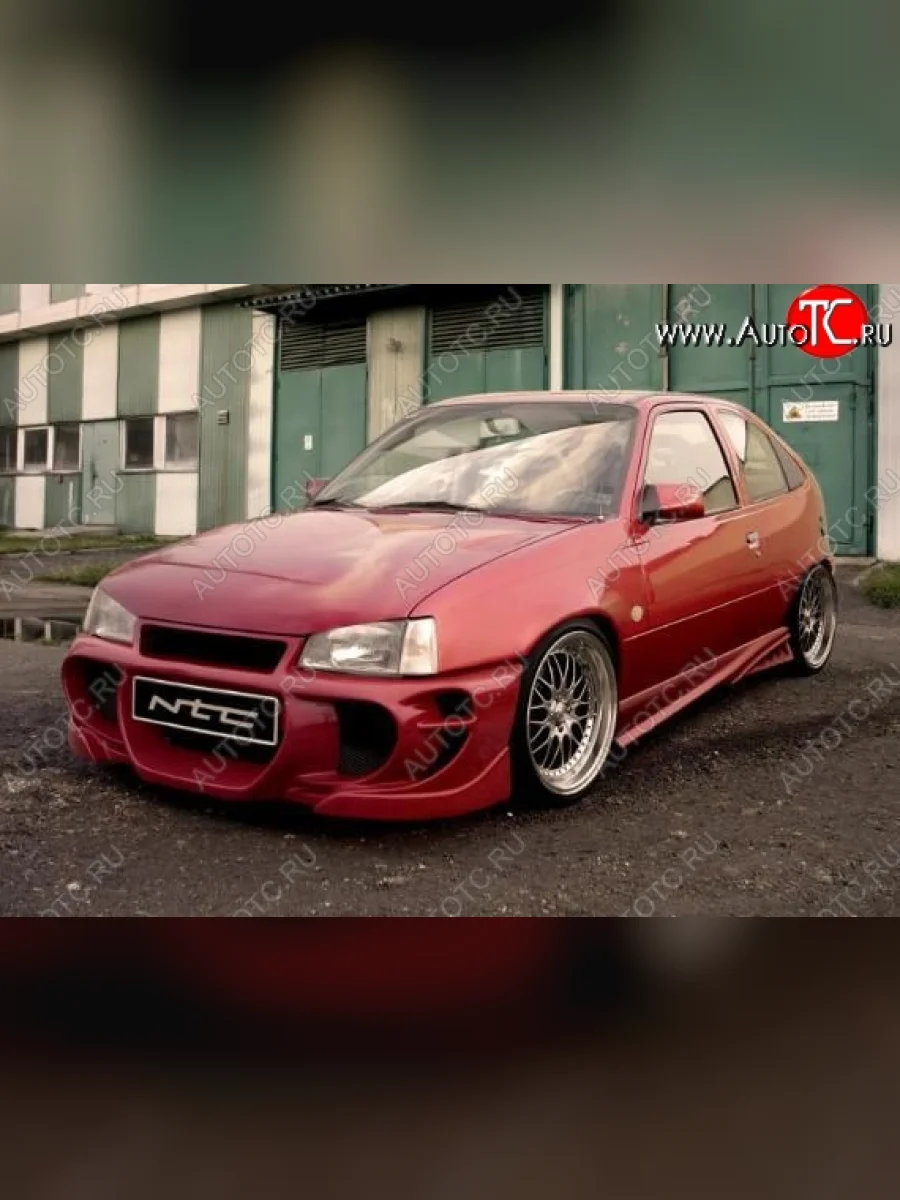 Передний бампер EVO Opel Kadett 6 E хэтчбэк 5 дв. (1984-1991)  в Керчи Республика Крым