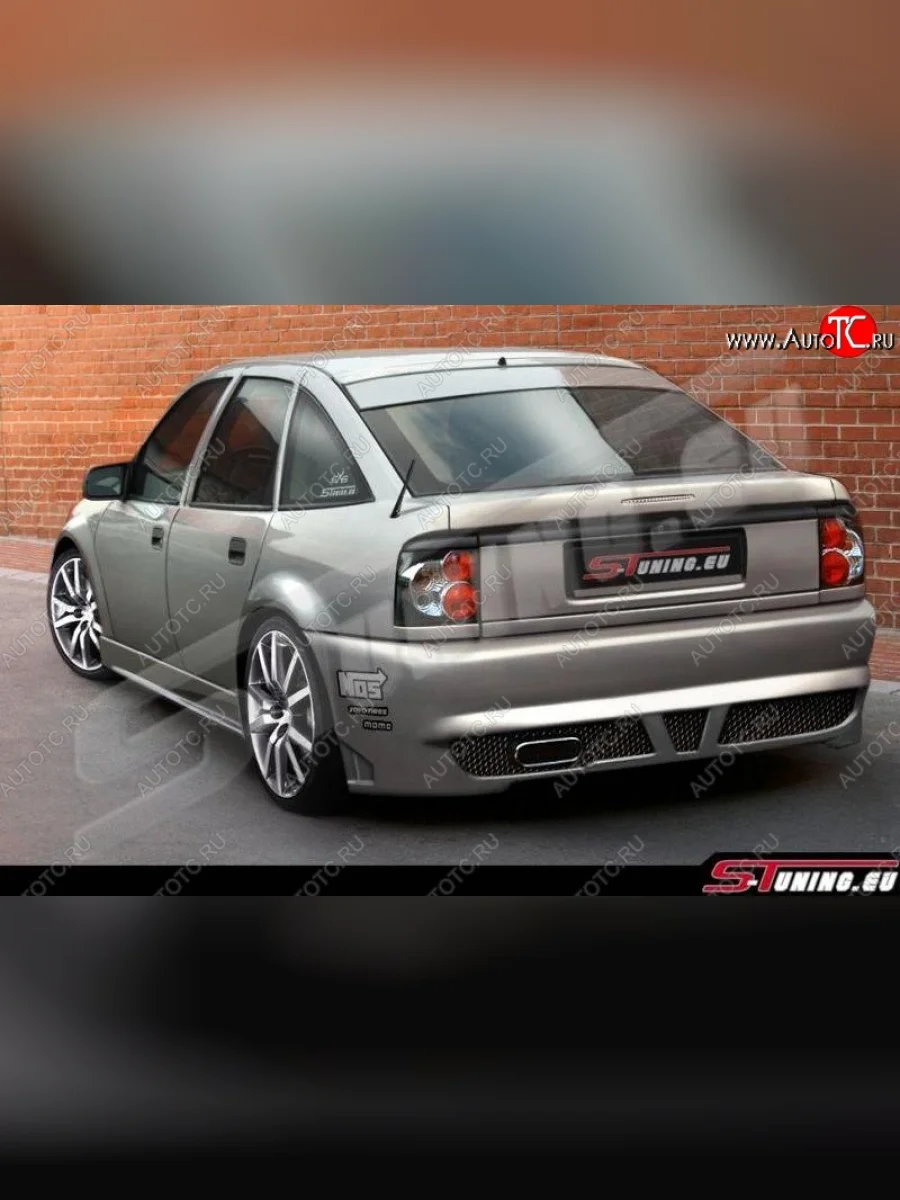 Задний бампер ST Opel Vectra A седан рестайлинг (1992-1995)  в Перми Пермском крае