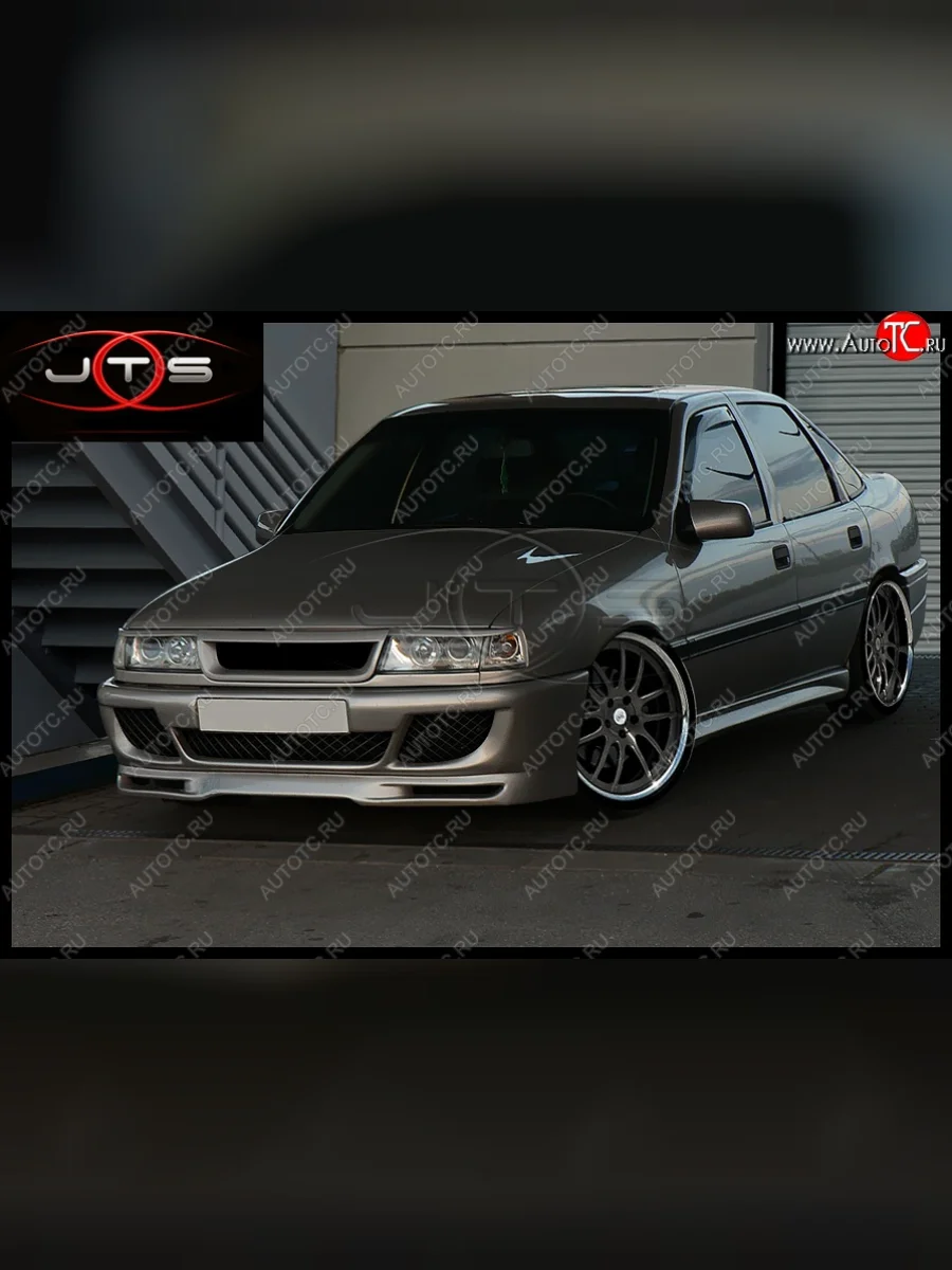 Передний бампер JTS Opel Vectra A седан рестайлинг (1992-1995)  в Перми Пермском крае
