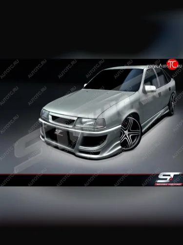 Передний бампер ST Opel Vectra A седан рестайлинг (1992-1995)