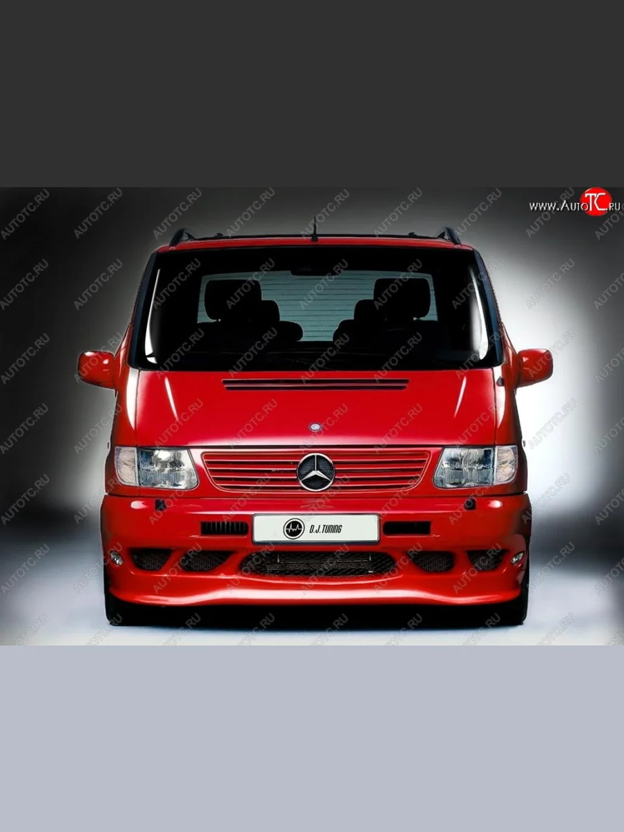 Передний бампер D.J. Mercedes-Benz Vito W638 (1996-2003)  в Самаре Самарской области