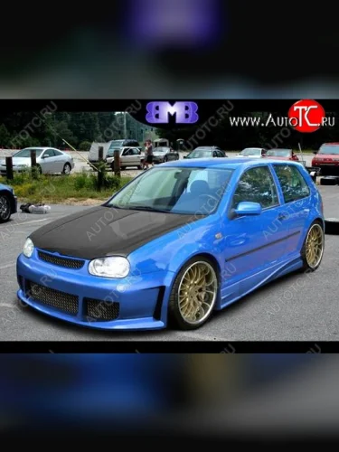 Передний бампер ВМВ Volkswagen Golf 4 Mk4 хэтчбэк 5 дв. (1997-2003)