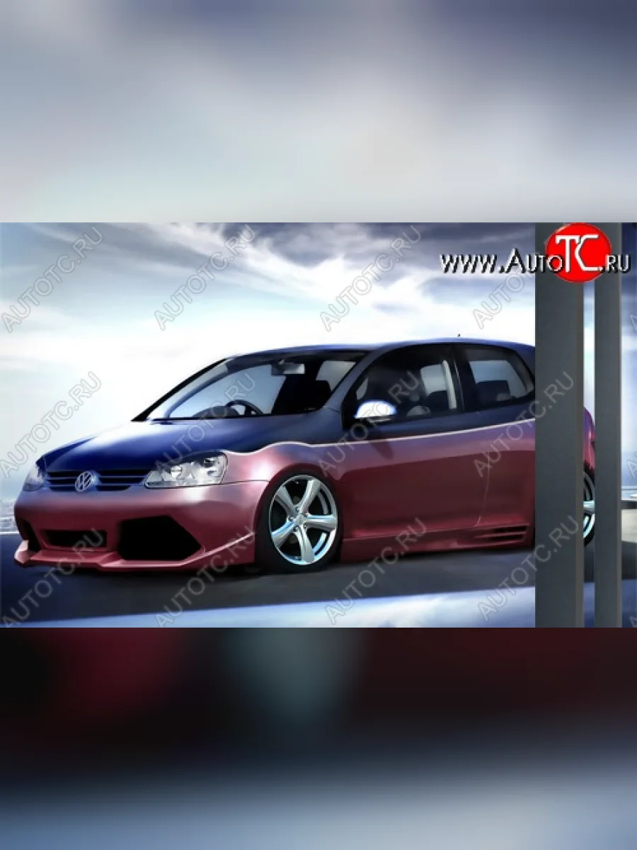 Передний бампер Golardo Volkswagen Golf 5 Mk5 универсал (2003-2009)  в Воронеже Воронежской области