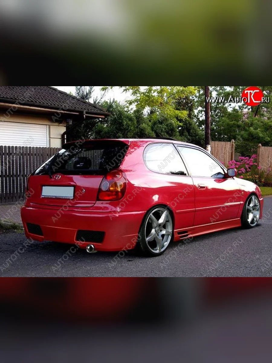 Задний бампер Weber Sport Toyota Corolla E110 седан дорестайлинг (1997-2000)  в Самаре Самарской области