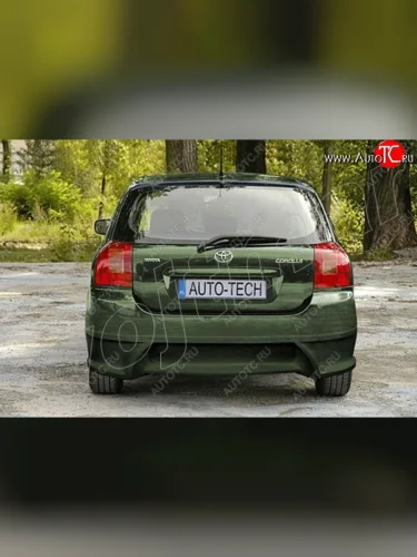 Задний бампер R1 Toyota Corolla E120 хэтчбек 5 дв. дорестайлинг (2000-2004)
