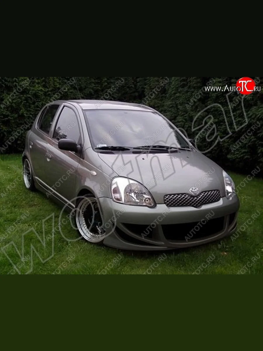 Передний бампер R1 Toyota Yaris XP10 хэтчбэк 5 дв. (1999-2005)  в Самаре Самарской области