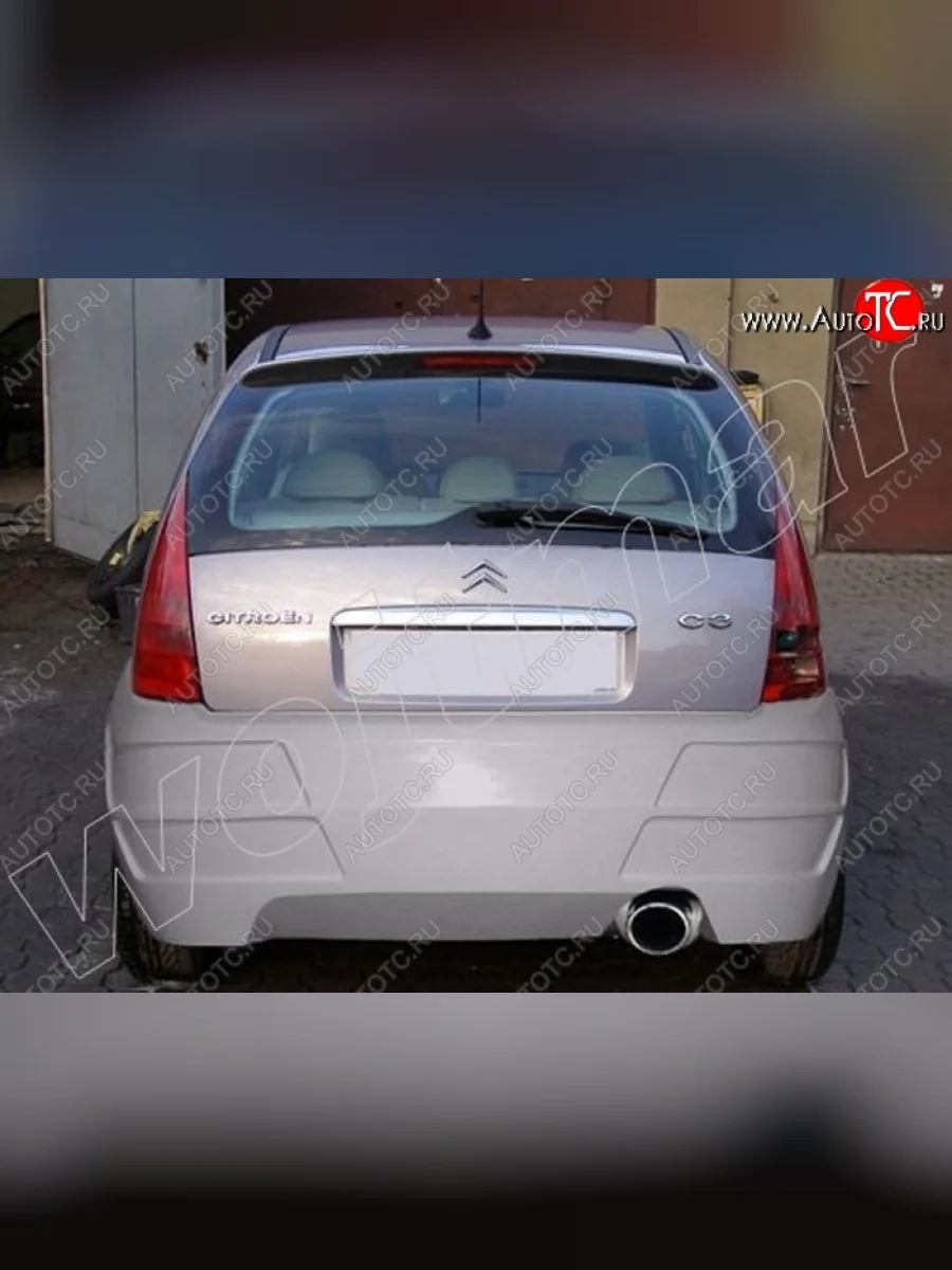 Задний бампер R1 CITROEN C3 FC/FN хэтчбэк (2002-2009)  с доставкой в г. Керчь